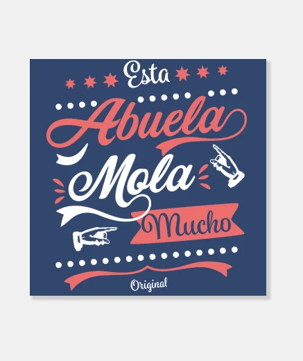Lienzo Esta abuela mola mucho