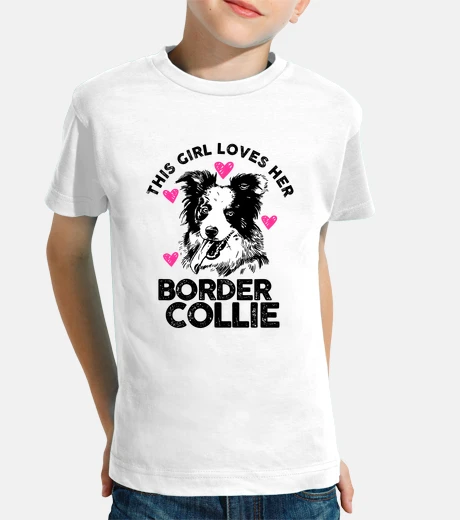 Ropa esta chica ama a su border collie