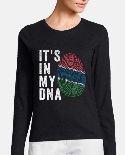 Playera está en mi adn bandera de gambia