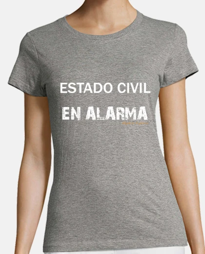 Camiseta Estado Civil En Alarma Obligado