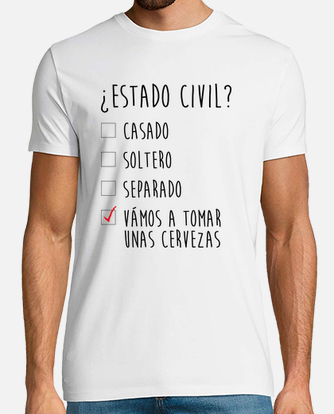 Camiseta estado civil 1 - hombre | laTostadora