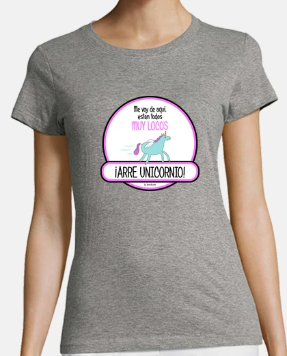 Playera Estan todos muy locos - Unicornio