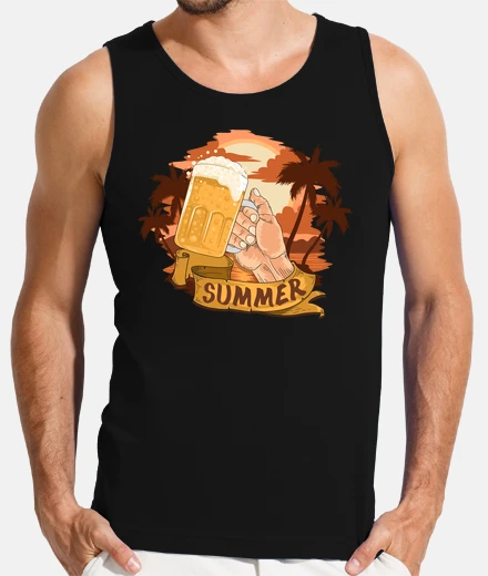 T-shirt estate e birra