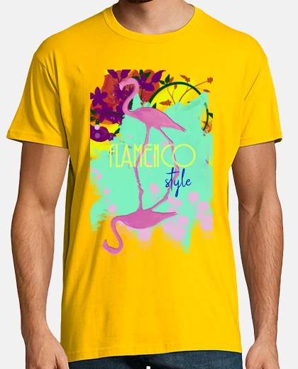 T-shirt estate in stile flamenco