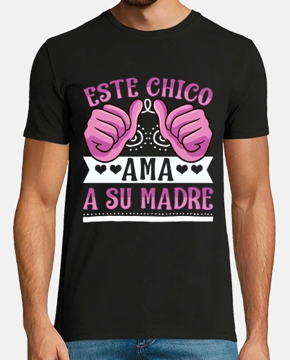 Camiseta Este Chico Ama A Su Madre Regalo Mamá E Hijo Divertida