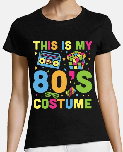 Playera este es mi disfraz de los 80