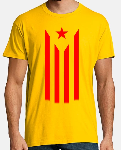 Camiseta Estelada vermella - Bandera indepententista Cataluña