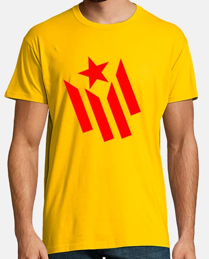 Camiseta estelada vermella