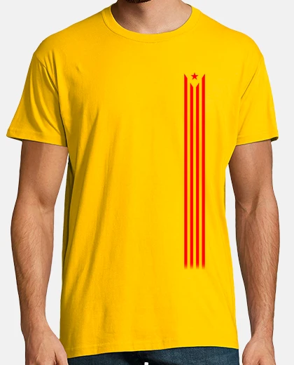 Camiseta Estelada vermella alargada