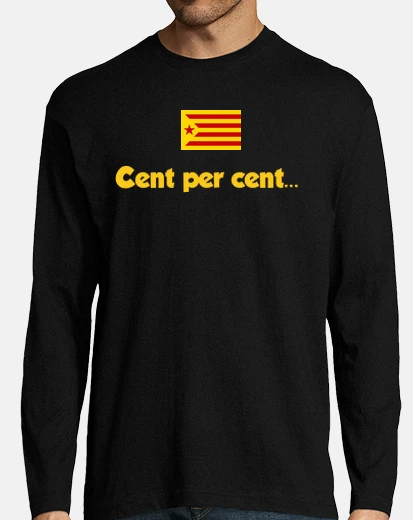 Camiseta estelada vermella cent per cent