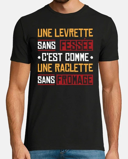 Camiseta estilo perrito azotes raclette humor sexo