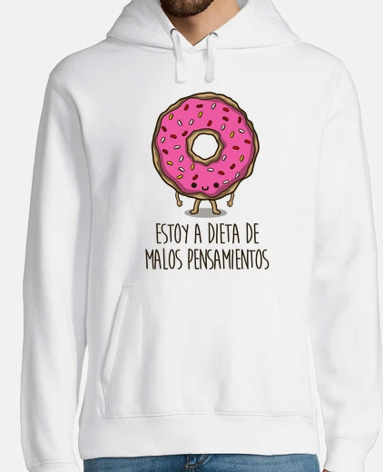 Sudadera Estoy a dieta de malos pensamientos