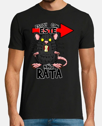 Playera Estoy con este niño rata