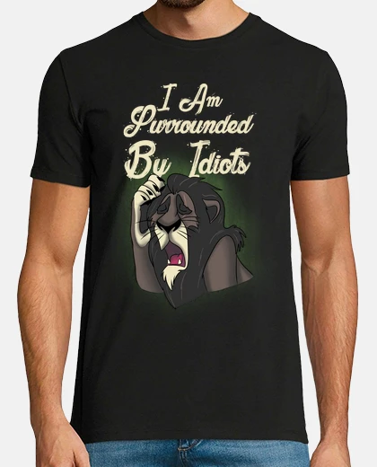 Playera estoy rodeado de idiotas