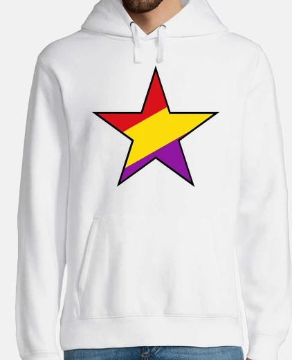 Sudadera Estrella republicana negra