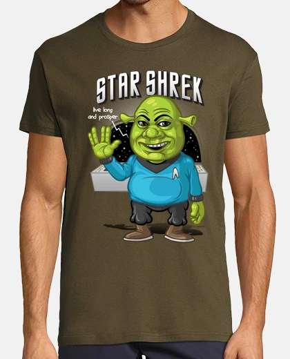 Playera estrella shrek