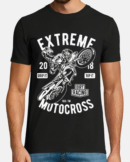 T-shirt estremo moto cross