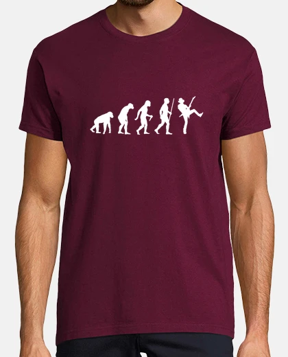 Tee-shirt étape d'évolution de la guitare
