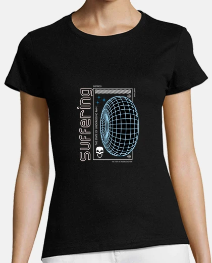 Tee-shirt etat de souffrance critique societe
