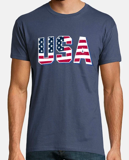 Tee-shirt etats USA unis etats-unis d&#39;amérique drapeau USA