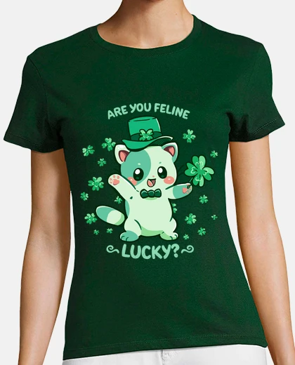 Tee-shirt êtes-vous félin chanceux - chemise femme