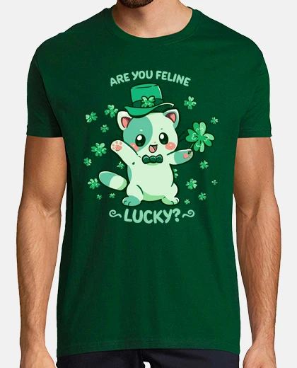 Tee-shirt êtes-vous félin chanceux - chemise pour hommes