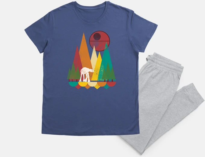 Pyjama étoile de la mort géométrique
