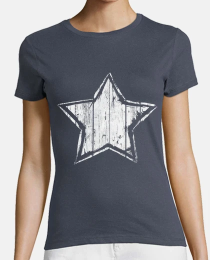Tee-shirt étoiles ultra grunge - silver edition