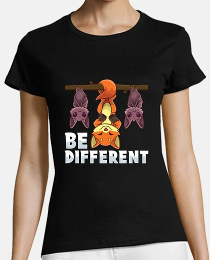 Tee-shirt être différent être différent expression motivation art en anglais