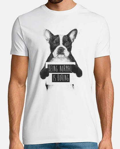 Tee-shirt être ordinaire est ennuyeux