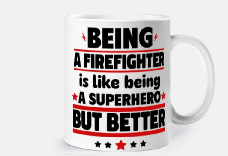 Mug être pompier vaut mieux qu39un héros
