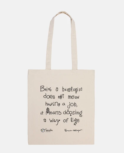 Sac être un biologiste (fond clair)