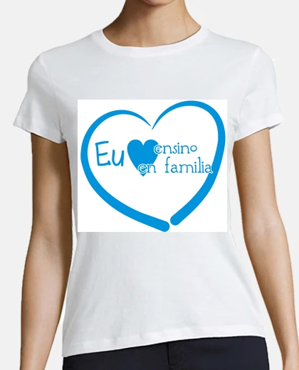 T-shirt eu ensino famiglia - piccola