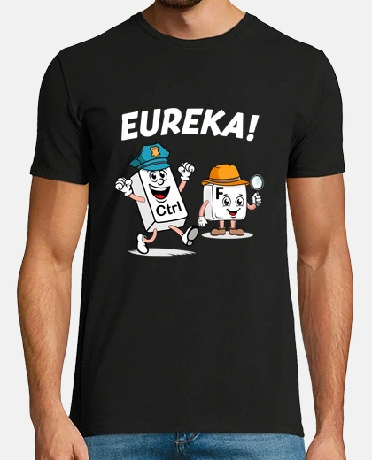 T-shirt eureka ctrl f keys computer geeks compu