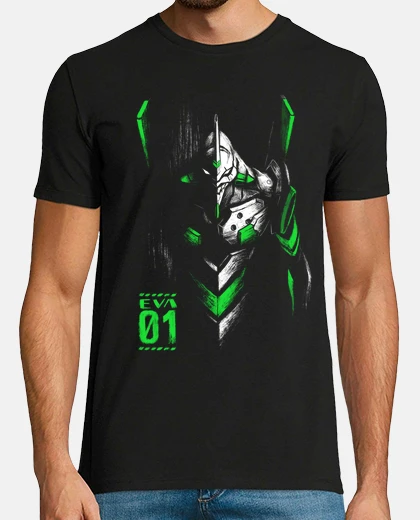 Tee-shirt Evangelion 01 - Unité Eva - man Ga anim