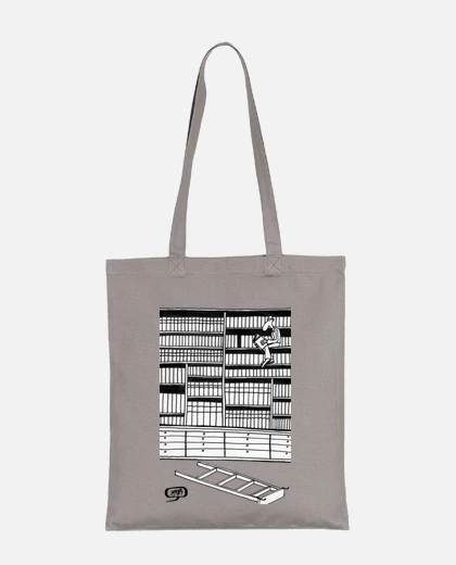 Borsa Di Stoffa Per Gli Amanti Della Lettura, Borsa Per Libri In Tela, Borsa Per Libri Di Natale, Borsa Di Stoffa Per Un Regalo Ad Un Amico Amante Dei Libri - Foto 4