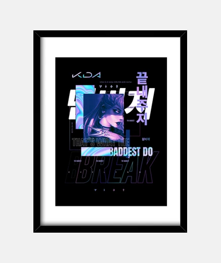 Cuadro Evelynn KDA LOL