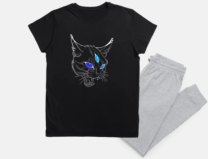 Pyjama evil cat