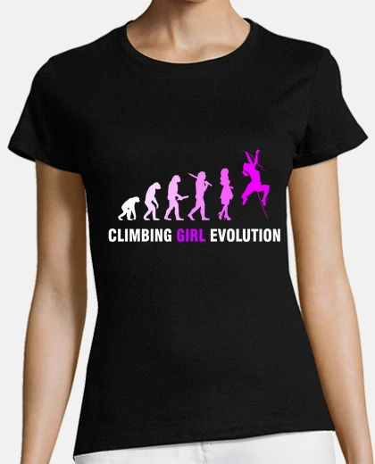 Playera evolución chica escaladora - escalada y