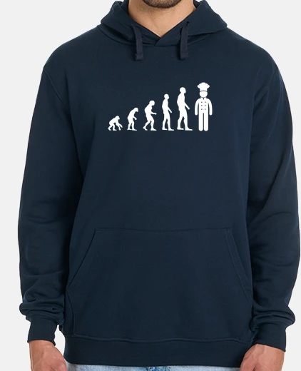 Sudadera evolución cocina humor cocinar