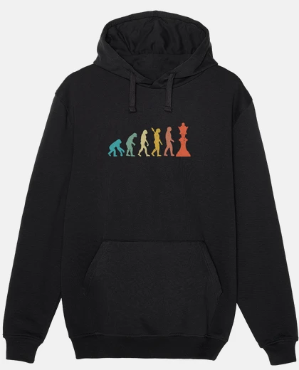 Sudadera evolución del ajedrez