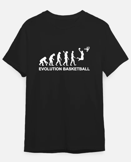 Camiseta evolución del baloncesto laTostadora