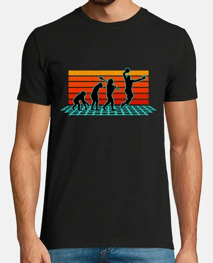 Playera Evolución del Baloncesto Vintage
