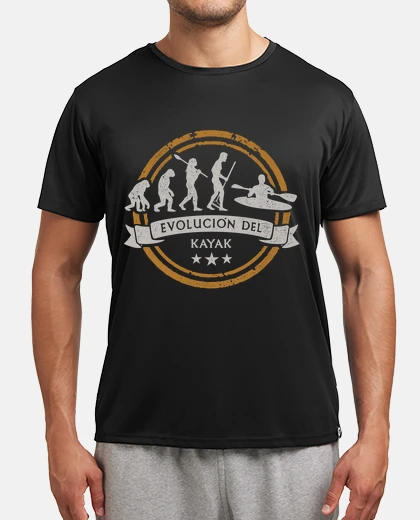 Camiseta Evolución Del Kayak Deporte De Aventura Remo Piragua Rafting