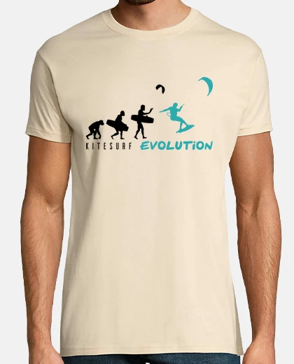 Camiseta evolución del kitesurf