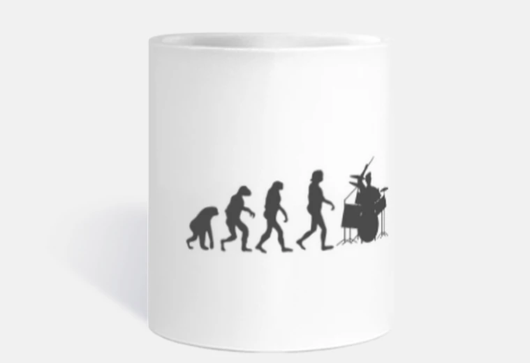 Taza Evolución del percusionista