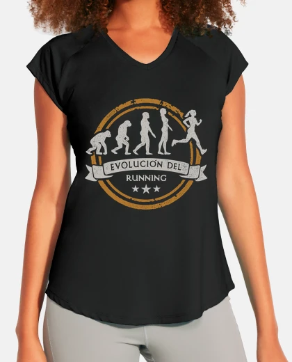 Camiseta Evolución del Running - Runner Mujer