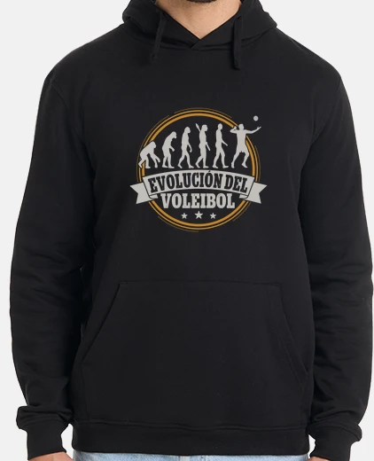 Sudadera Evolucion del Voleibol   Voleibolista