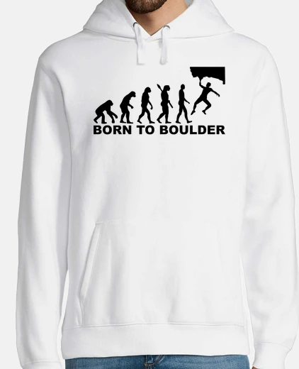 Sudadera evolución nacida a canto rodado