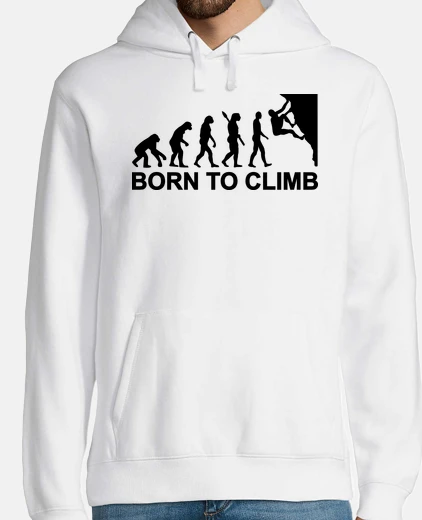 Sudadera evolución nacida de la escalada